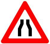 הכביש הולך וצר.