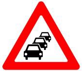 גודש בתנועה לפניך.