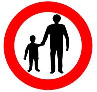 אסורה הכניסה להולכי
רגל.