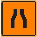 הכביש הולך וצר.