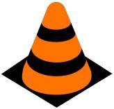 חרוט להכוונה או
לסימון מכשול:
סע על פי אופן הצבת
החרוטים.
אסור לעלות על המכשול
המסומן בחרוט.